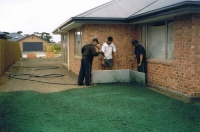 Hydroseeding a private Residence